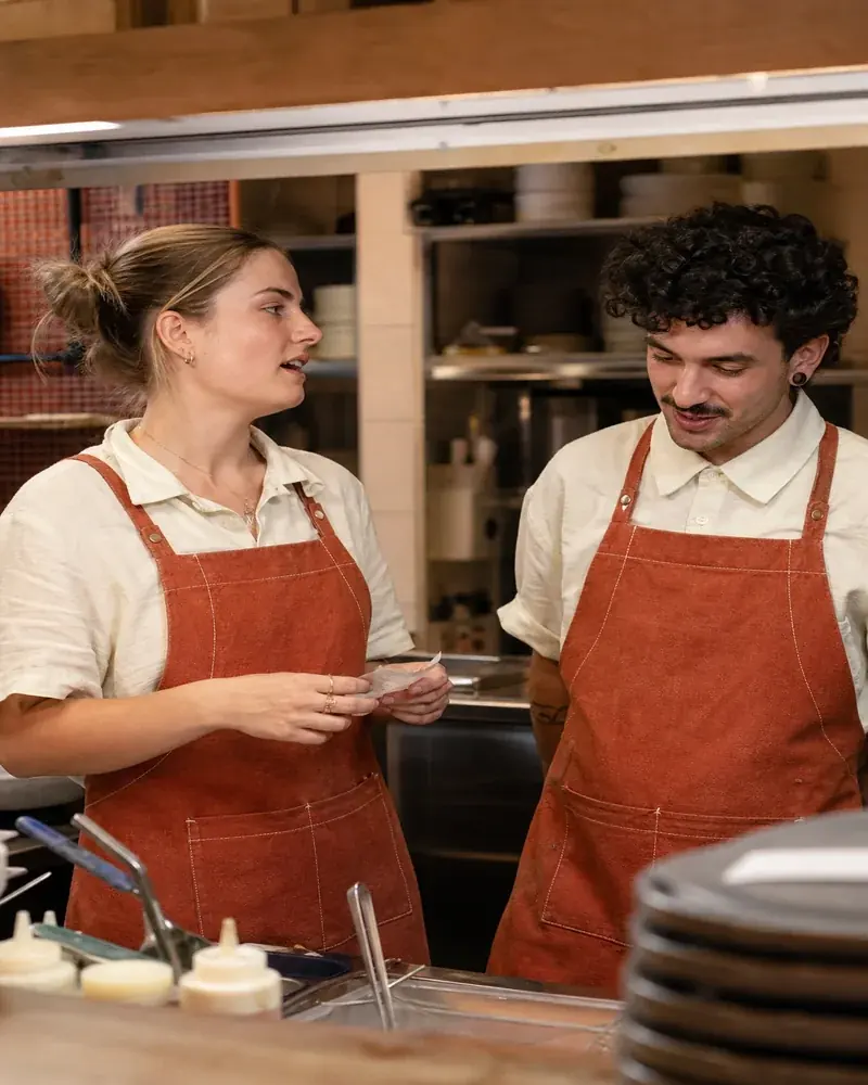 hospitality staff at Runlinda