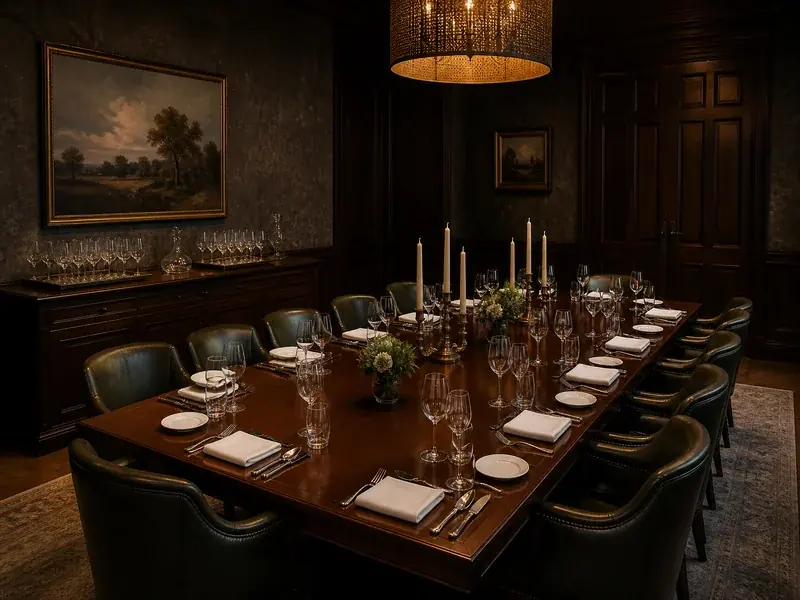 a private dining room