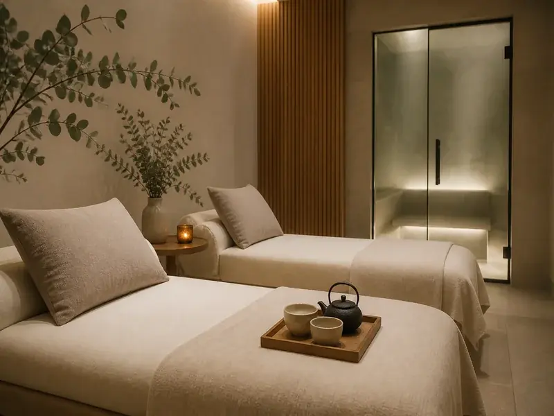 a spa rest lounge
