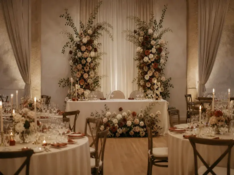 a wedding reception