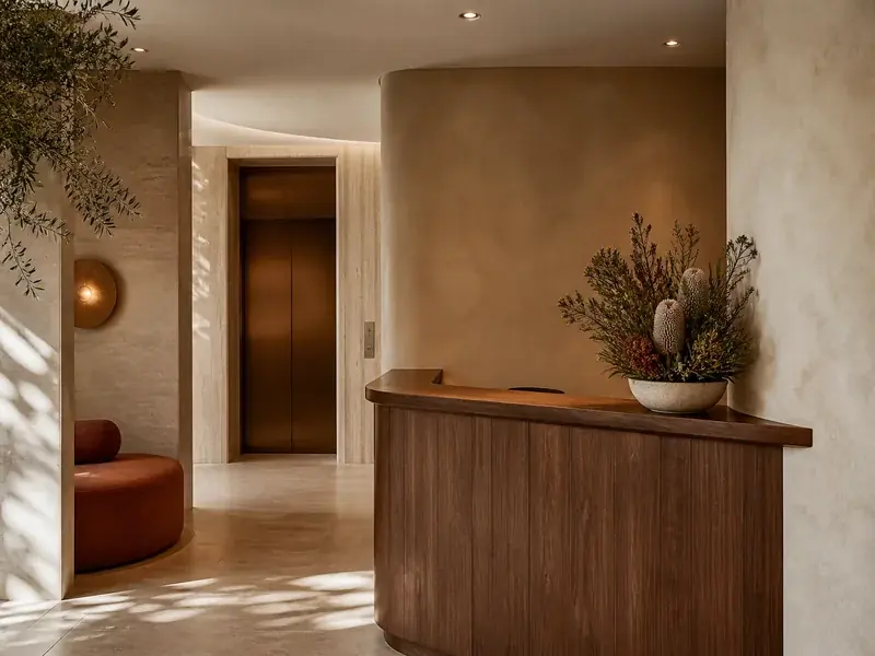 a reception space at Runlinda